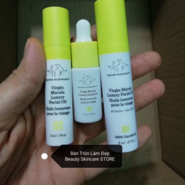 DẦU DƯỠNG DA DRUNK ELEPHANT VIRGIN MARULA LUXURY FACIAL OIL