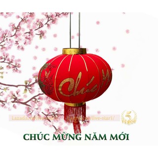 Đèn lồng đỏ trang trí Tết
