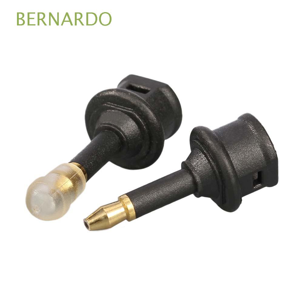 BERNARDO Mini Fiber Optic Adapter Hi-Fi Digital Optical Digital Optical Cable Adapter Male to SPDIF Standard Port Toslink Plug to 3.5mm Male to Female Toslink Adapter for Notebook TV Audio Connector/Multicolor