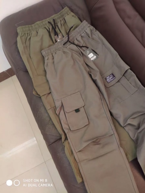 (Sẵn đen)💥Quần Kaki unisex ống rộng phong cách hiphop bụi - 4 ảnh thật cuối | BigBuy360 - bigbuy360.vn