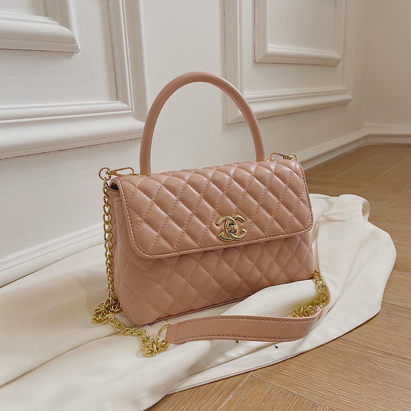 Túi Xách Tay Nhỏ Thêu Họa Tiết Có Dây Xích Đeo Đa Năng Thời Trang Mới Dành Cho Bạn Nữ ST