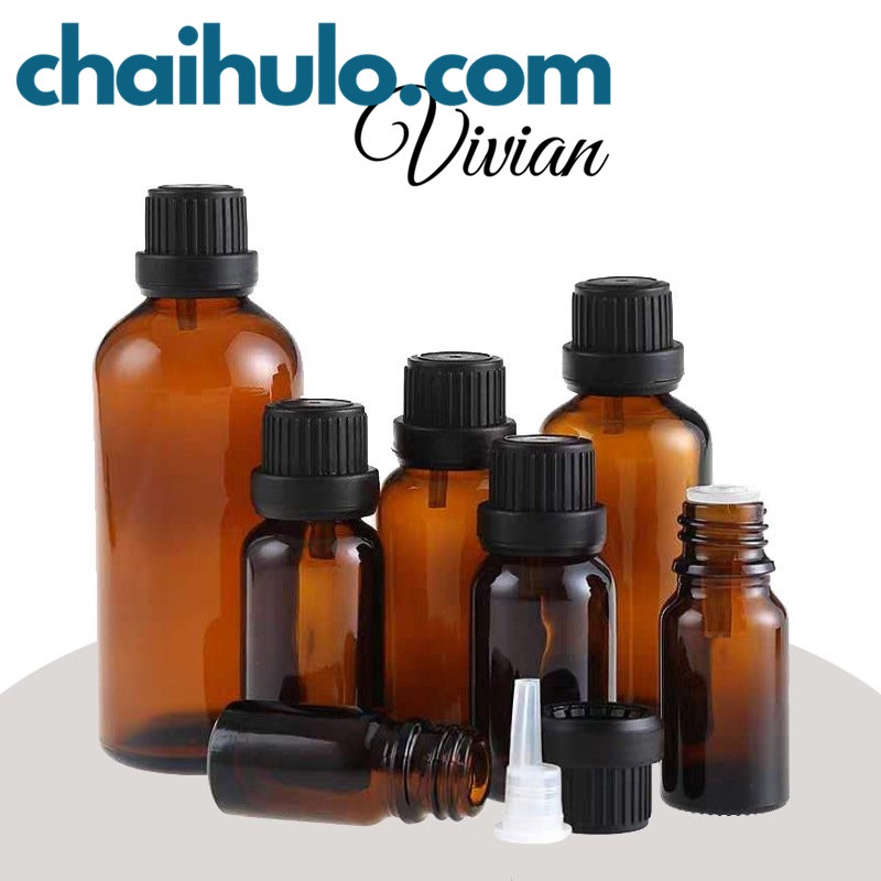 Combo 10 Chai lọ đựng tinh dầu nhỏ giọt nâu 50ml