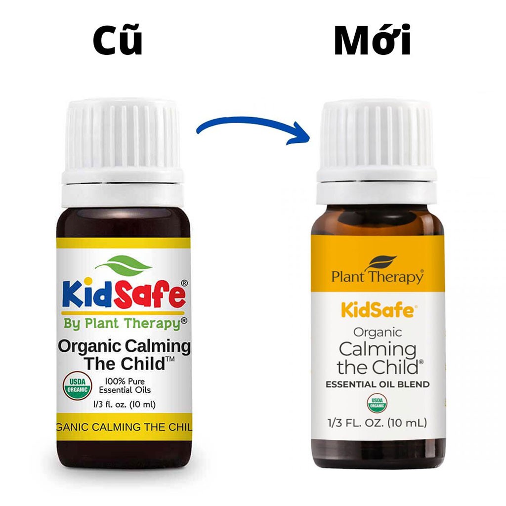 Plant Therapy - Tinh Dầu Hữu Cơ Giúp Trẻ Thư Giãn - Calming The Child Organic KidSafe Essential Oil - 10mL