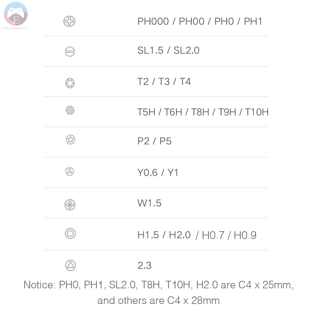 Ê Original Xiaomi Mijia Electric Screwdriver 24 in 1 Precision Screwdriver Set w/24 Precision Magnetic Bits/Alluminum Box DIY Screw Driver Set Repair Tools For Smart Home Daily Use