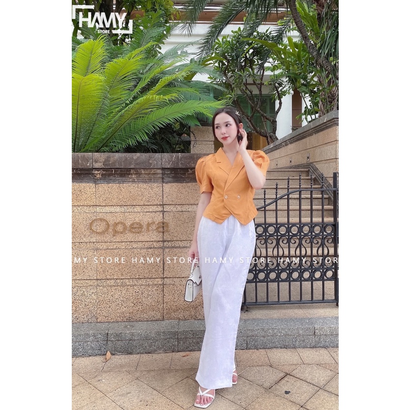 ÁO TAY PHỒNG NÚT