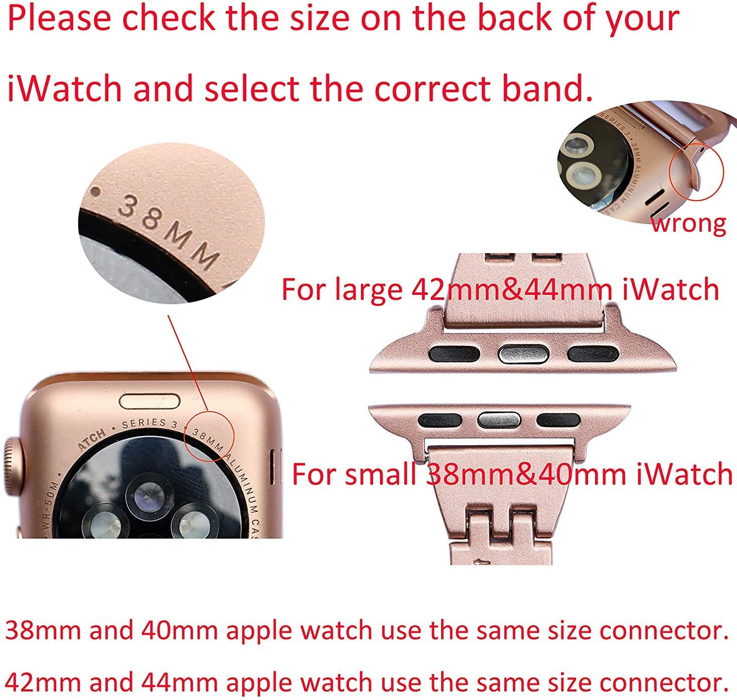 Dây Đeo Inox Cho Đồng Hồ Thông Minh Apple Watch 38mm / 40mm / 42mm 44mm Iwatch Series 6 / 5 / 4 / 3 / 2 / 1 Se