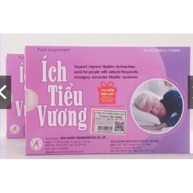 Ích tiểu vương -  CẢI THIỆN CHỨC NĂNG THẬN – GIẢM TIỂU ĐÊM TIỂU NHIỀU LẦN · – Hỗ trợ rối loạn chức năng bàng quang