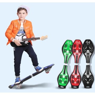 Ván trượt Skateboard Twister 2 bánh cao cấp có đèn Led cho trẻ em