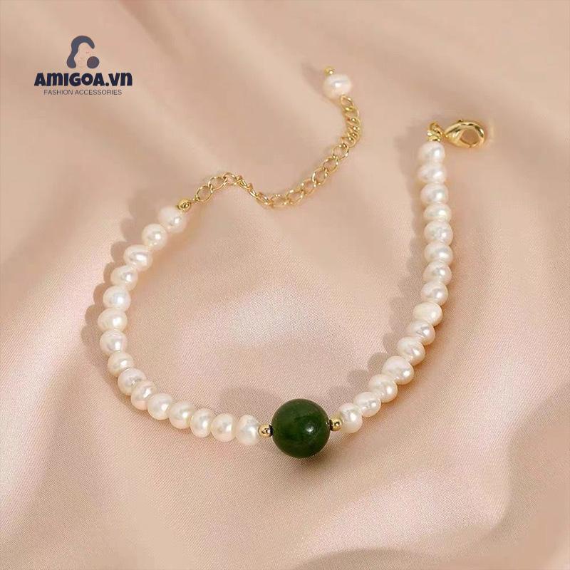✨✨Vòng Tay Đính Hạt Ngọc Trai Cao Cấp Dành Cho Nữ