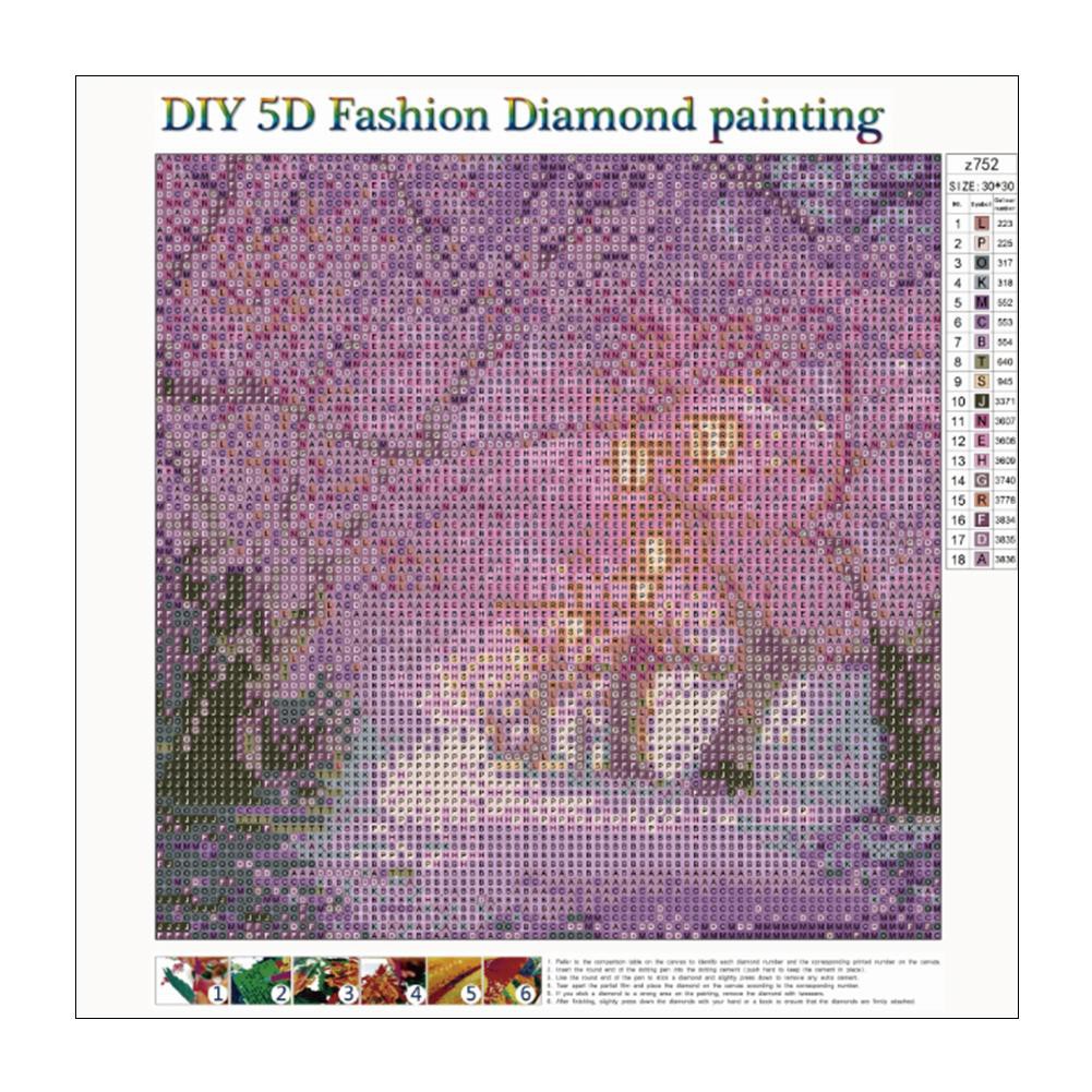 Bộ tranh đính đá tự làm 5D DIY hình phong cảnh