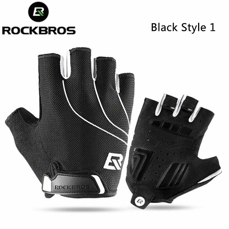 Găng tay xe đạp nửa ngón chống sốc RockBros