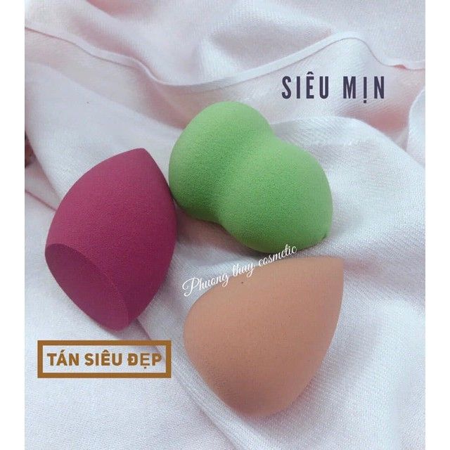 Mút tán kem nền hình hồ lô/giọt nước siêu mịn