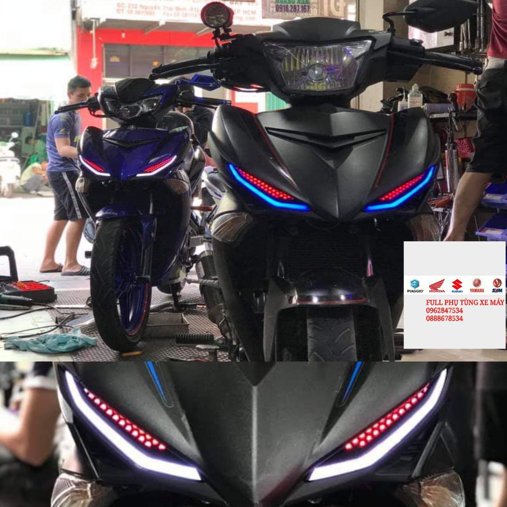 Bộ audi A9 tổ ong Exciter 150