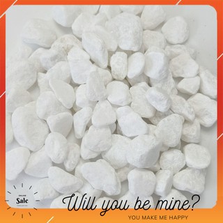 Sỏi trắng trang trí bể cá, tiểu cảnh, bonsai, chậu cây, sân vườn