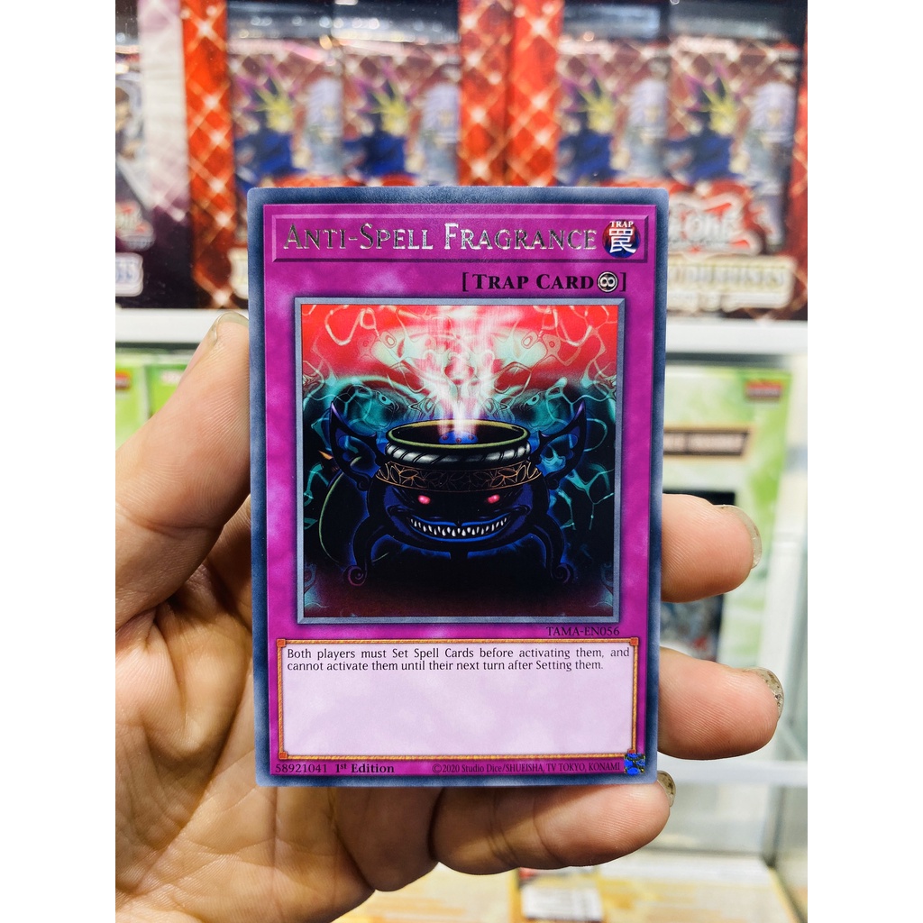 Thẻ Bài YugiOh! Mã TAMA-EN056 - Anti-Spell Fragrance - Rare - 1st Edition