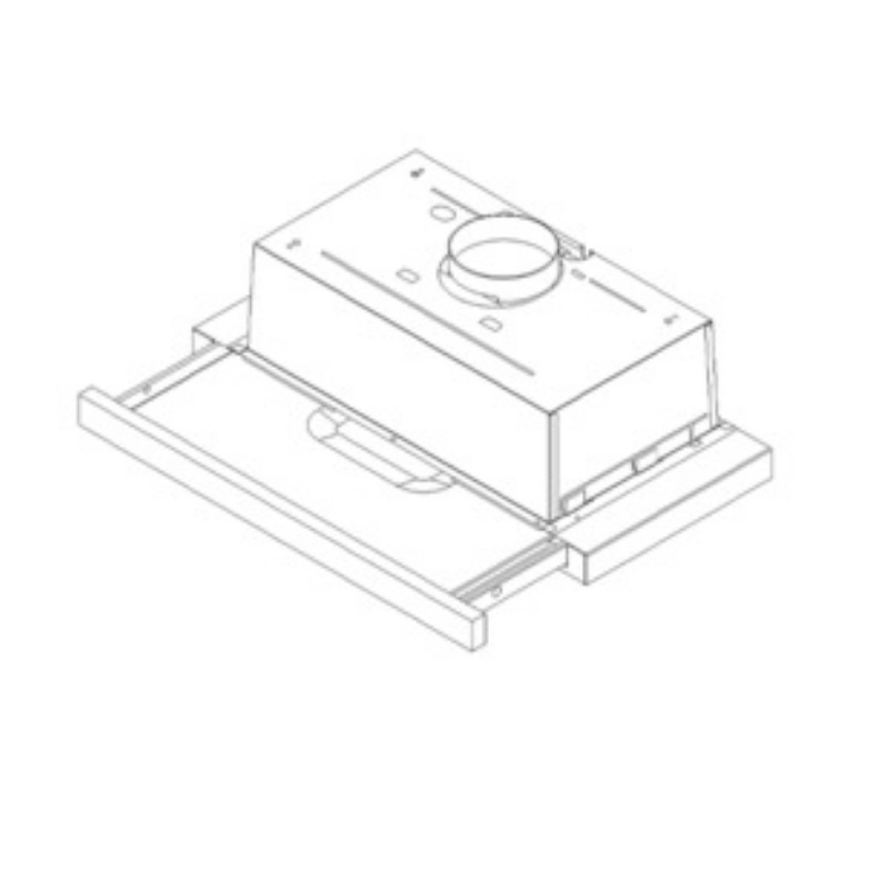 [FREESHIP HCM] Máy hút mùi âm tủ Hafele KSET92E 536.84.872 - Màu Bạc - Công Suất 304 m3/h