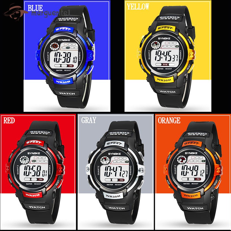 Đồng Hồ Đeo Tay Điện Tử Chống Nước Có Đèn LED Cho Bé Trai Và Gái | BigBuy360 - bigbuy360.vn
