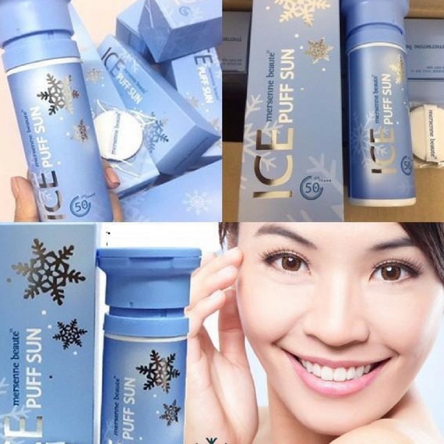 KEM CHỐNG NẮNG ICE AIR PUFF SUN MERSENNE BEAUTE