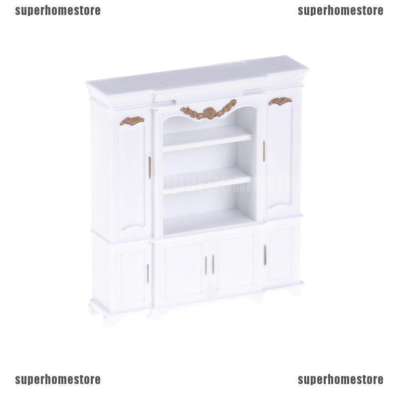 Mô Hình Kệ Sách / Nội Thất Màu Vàng Dùng Trang Trí Nhà Búp Bê