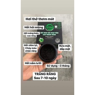 bột than tre hoạt tính làm trắng răng