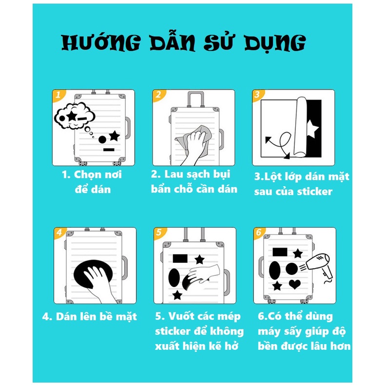 Combo 50 sticker dán in hình nhân vật Genshin Impact dùng trang trí