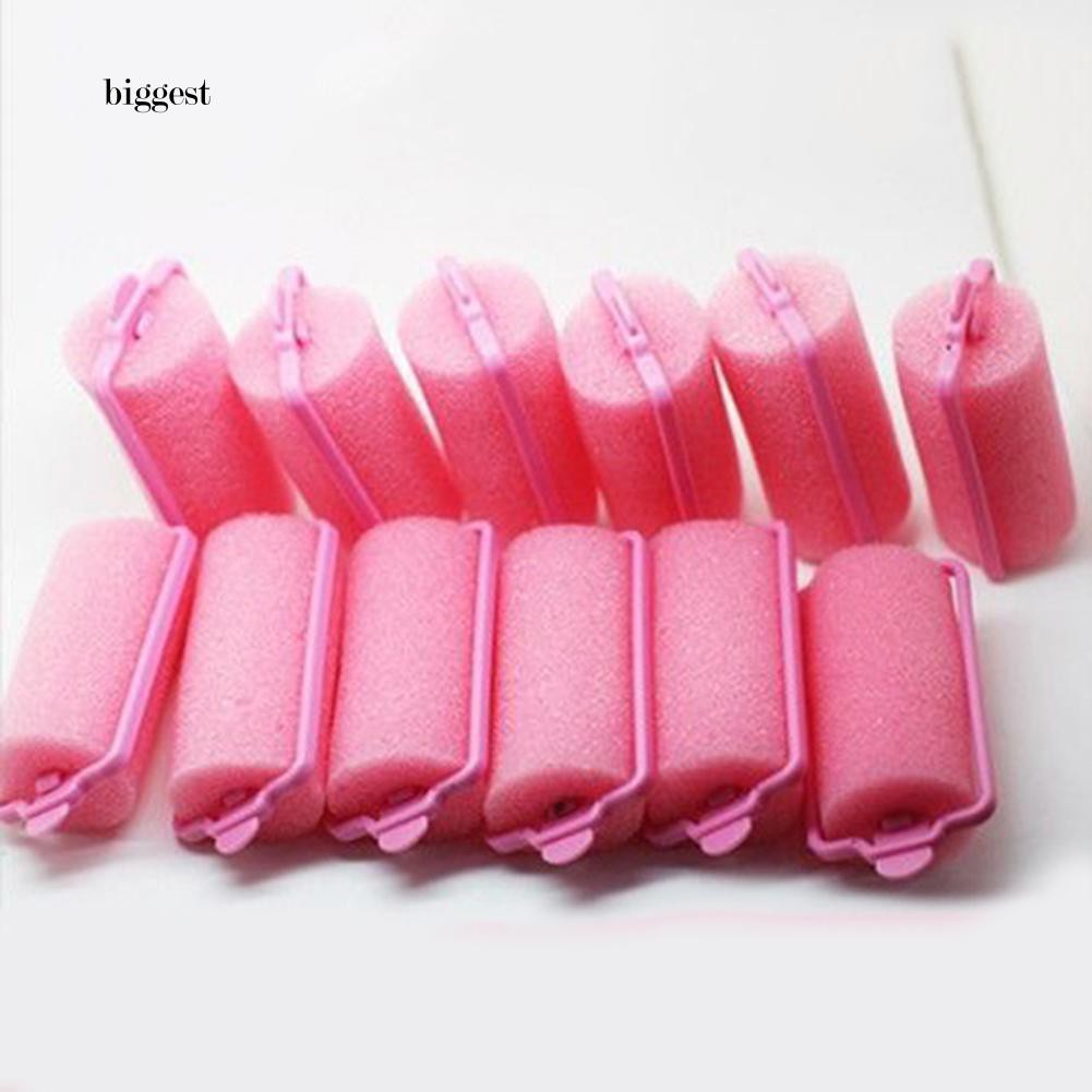 ☆Túi Xách Cỡ Lớn Thiết Kế Giản Dị Thời Trang☆Bộ 12 Dụng Cụ Uốn Tóc Bằng Bọt Biển Tiện Dụng