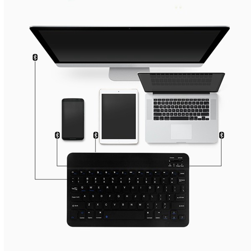 Bộ Bao Da Máy Tính Bảng Kèm Bàn Phím Không Dây Cho Teclast M40 P20HD ALLDOCUBE IPlay20 / PRO 10.1inch Tablet