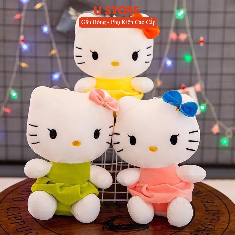 Gấu Bông Mèo Kitty Thiên Thần Cao Cấp 25cm