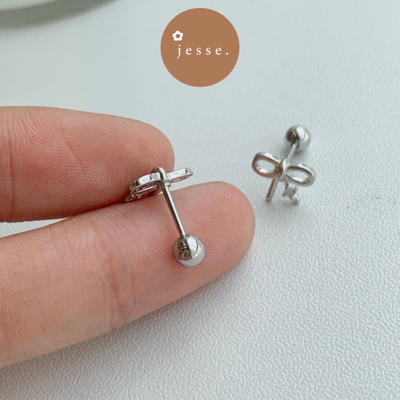 1 c khuyên tai titanium không rỉ không ngứa jesse store