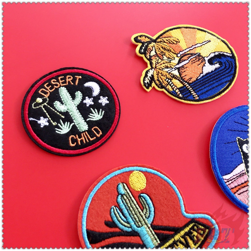 ✿ Sticker Ủi Thêu Hoạ Tiết Adventure Series 04 - Get Lost ✿ 1 Sticker Ủi Thêu Hình Huy Hiệu