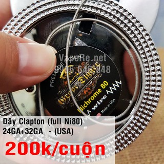 Dây quấn coil Clapton ni80 _ Dây dẫn nhiệt _ Dây build coil