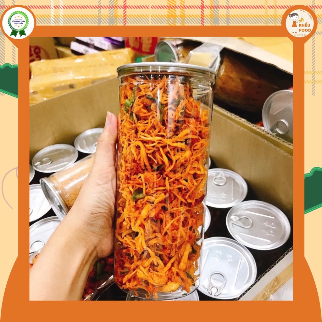 Khô gà lá chanh mềm ngon 300g hủ pet - Khều Food | BigBuy360 - bigbuy360.vn
