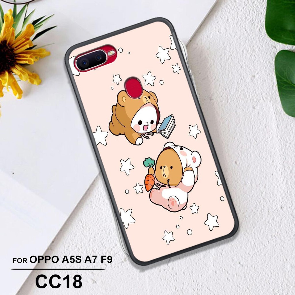 💗 Ốp OPPO A5s / A7 / F9 / A12 💗 Ốp lưng điện thoại Oppo  mẫu joro jump và bò sữa cute 💗