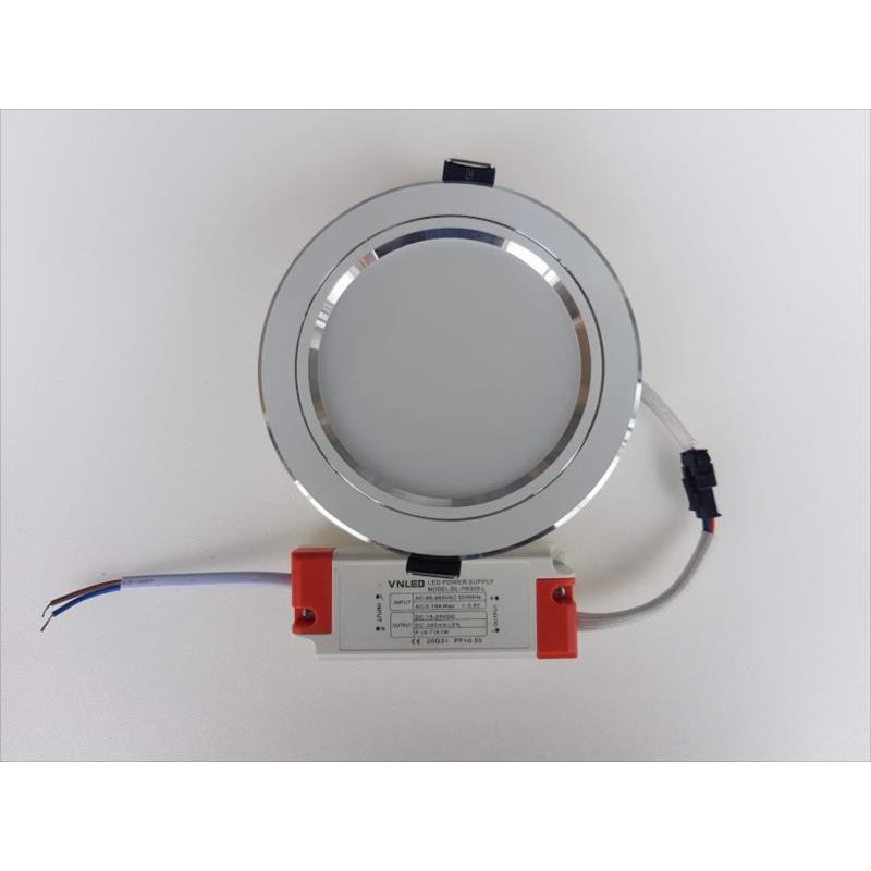 Đèn led âm trần 5W, 7W, 9W, 12W 1 màu vnled, vietnamled