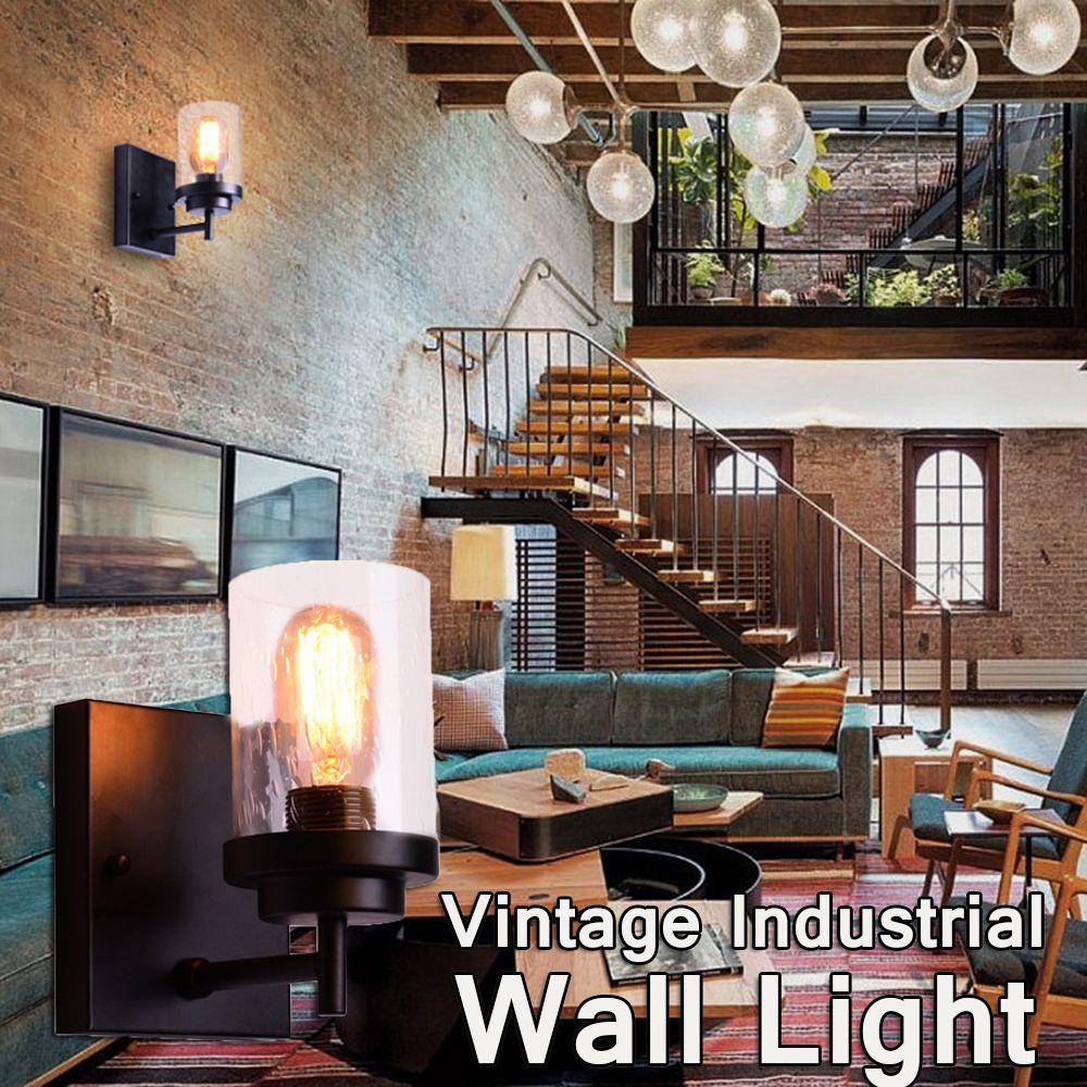 PINEVN Đèn Dây Tóc Edison Treo Tường Phong Cách Vintage