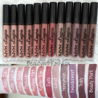 Son Kem Lì NYX Professional Makeup Lingerie Liquid Matte Lipstick