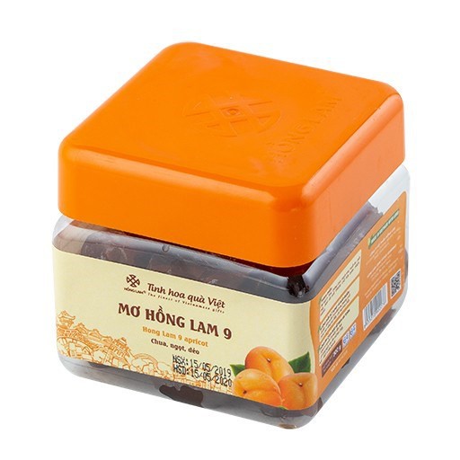 Ô Mai (Xí Muội) Mơ Hồng Lam 9 - Vị Chua Ngọt Dẻo - Hộp (200g, 300g, 500g)