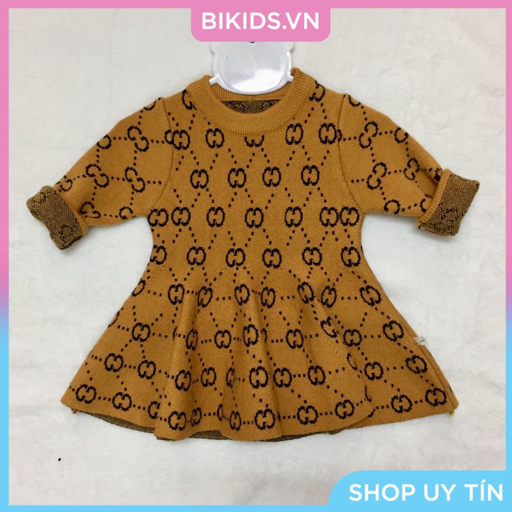 Váy len xòe bé gái 1-5t