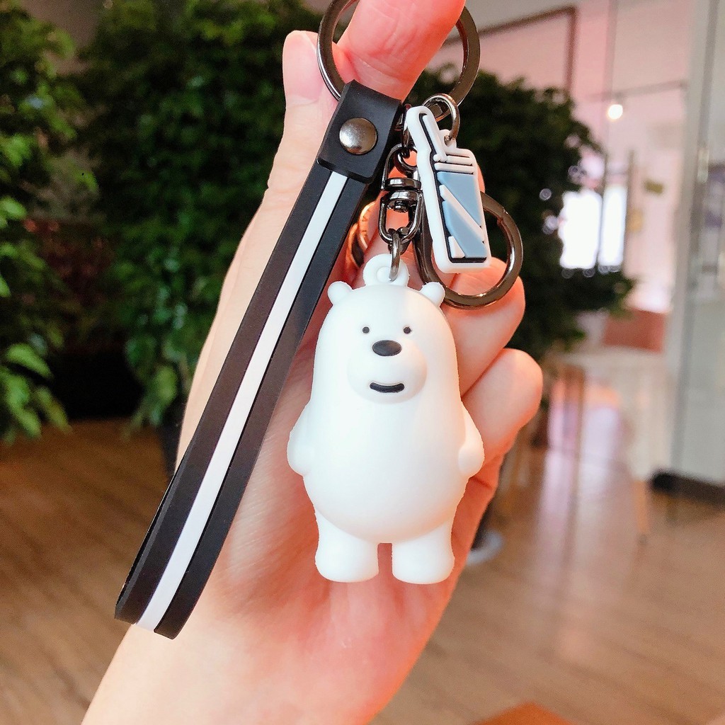 Móc Khóa Gấu We Bare Bears Những Chú Gấu Tinh Nghịch