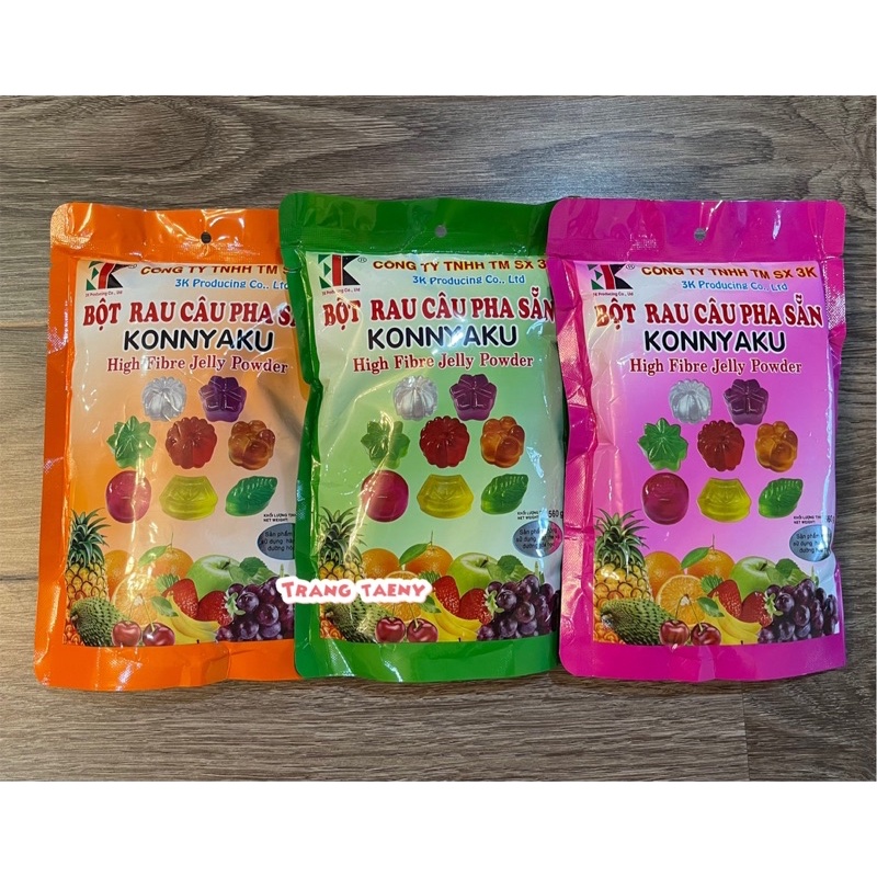 Bột rau câu pha sẵn Konnyaku 3K 560g