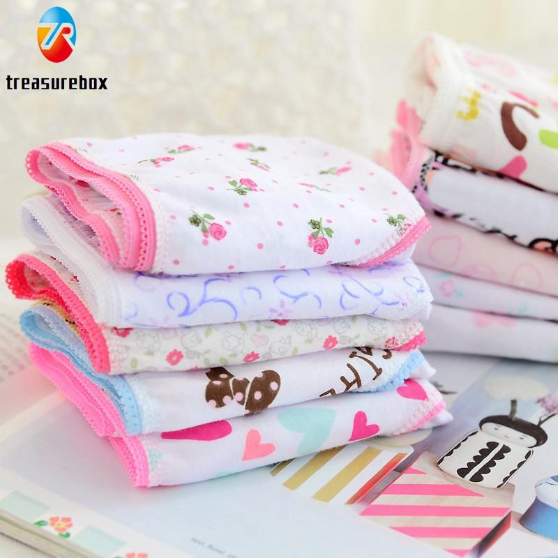 Set 6 Quần Lót Cotton Mềm Mại Cho Bé Gái