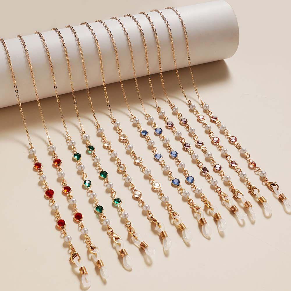 Dây Giữ Mắt Kính Đọc Sách Phong Cách Hàn Quốc WMES15H Giá Đỡ|Dây Đeo Khẩu Trang Thiết Kế Đơn Giản Tiện Dụng