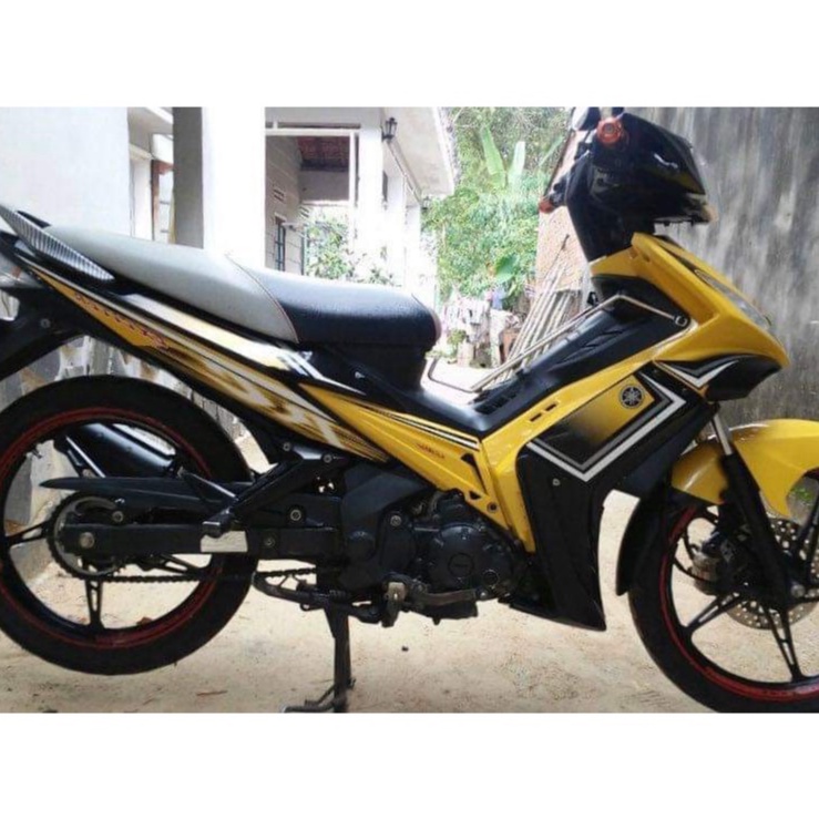 Tem exciter 2010 vàng đen rc chính hãng yamaha đầy đủ các đời chính hãng  và tem 3 lớp cho ae cần
