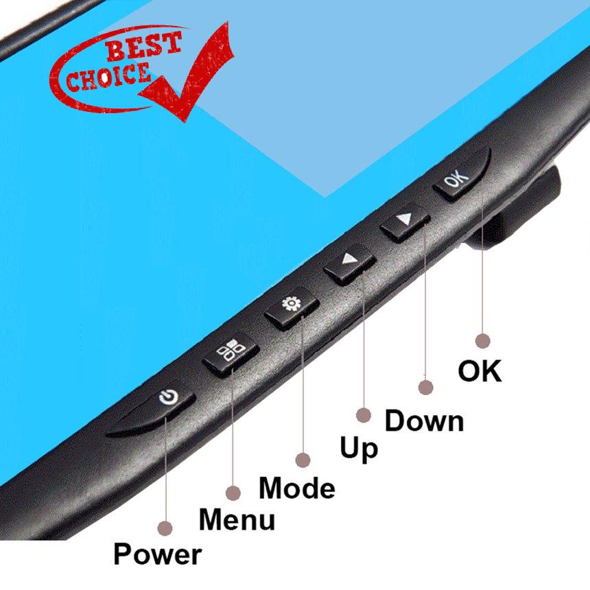 Gương Chiếu Hậu Kỹ Thuật Số 10.7 3.5 Inch 1080p Cho Xe Hơi