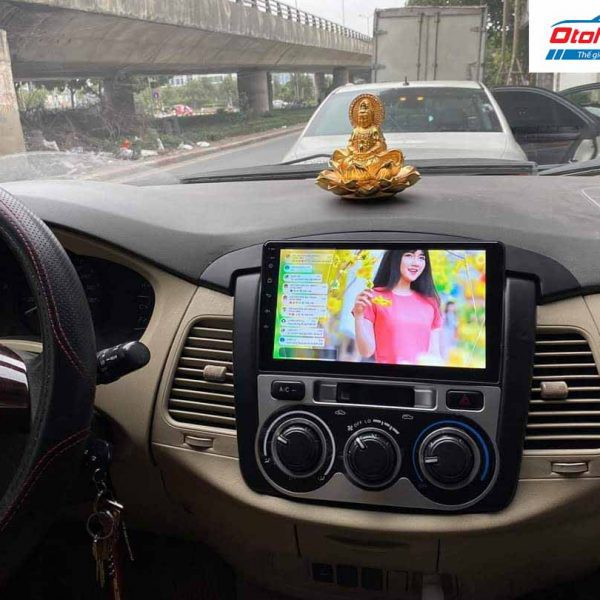 Siêu sale] Mặt dưỡng xe Toyota Innova 2014-2015 để lắp màn DVD android 9" ( 9inch )