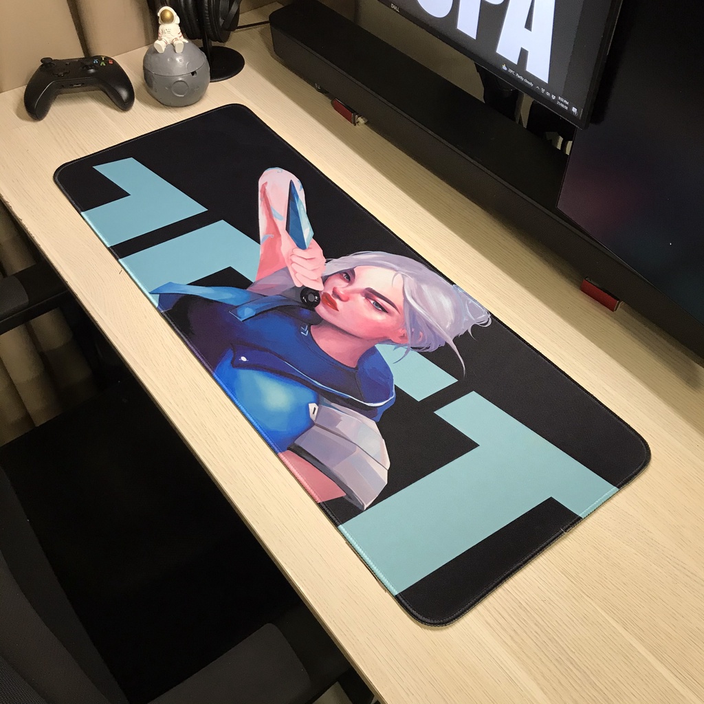 Lót Chuột - Pad Chuột - Mouse Pad - VALORANT 3 Gaming - Chống Nước - Size lớn (90x40 dày 4mm) (80x30 dày 3mm)