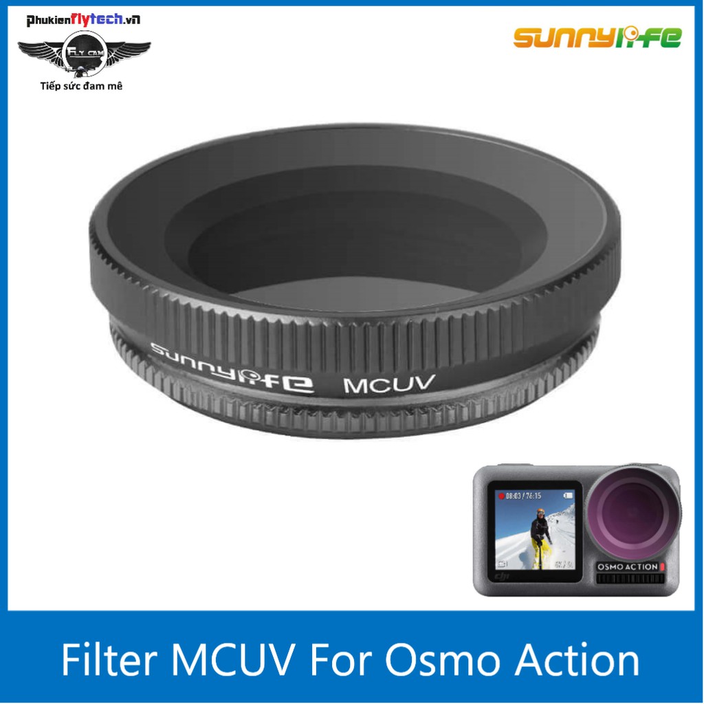 Filter MCUV Osmo Action – Kính lọc tia uv - SunnyLife - Hàng chính hãng - Cải thiện màu ảnh, sắc nét