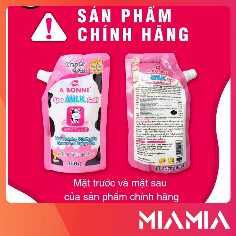 Muối Tẩy Tế Bào Chết Sữa Bò A Bonné Thái Lan Chính Hãng