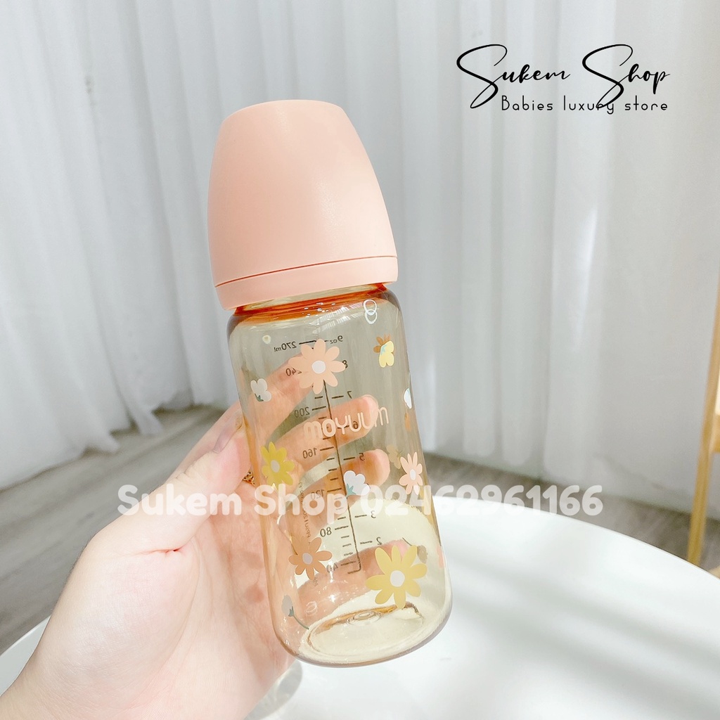 Bình Sữa Moyuum Hoa Cúc 170ml/270ml