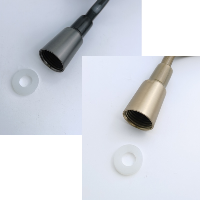 Ống Phun Nước Linh Hoạt Nhiều Màu 1.5/2/3m Cho Bồn Cầu Toilet Màu Trắng/Xám/Đen/Vàng/Xám/Đen